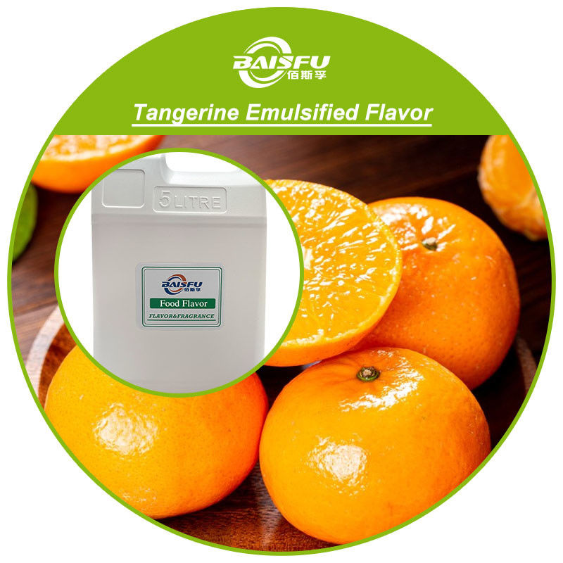 High Purity Tangerine Emulsified Flavor Heat Stable For Food Product