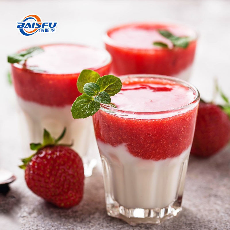 BAISIFU Natural Strawberry Lactate Milk Flavor for Enhancing the Taste of Baked Goods and Pastries with Natural Ingredients