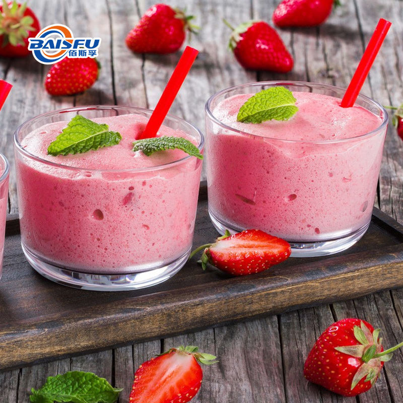 High Purity 99% Strawberry Milk Flavor Powder Texture for Baking and Beverages