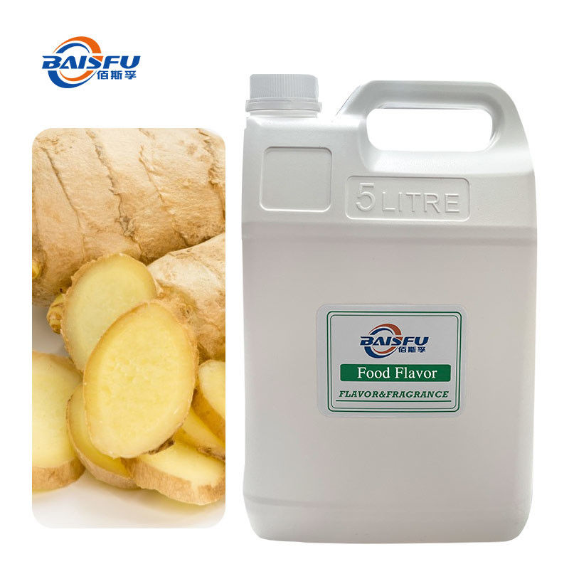 High Purity Natural Ginger Flavor for Beverages Sweet Profile 2 Years Shelf Life