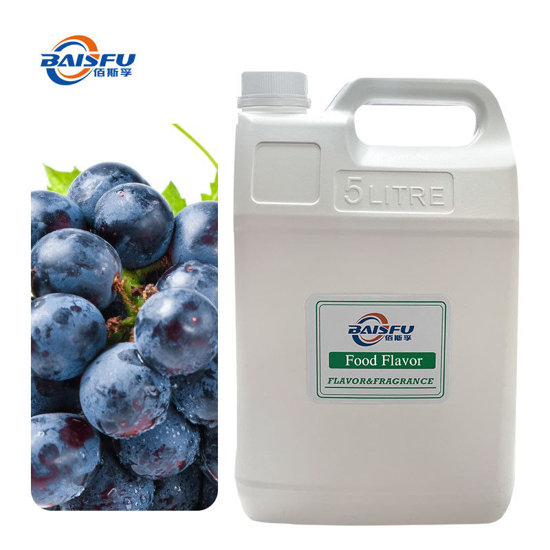 Grape Flavoring for Food and Beverage Products Natural Flavor BAISIFU 99% Purity 1L Specification MOQ 5kg Shaanxi Origin