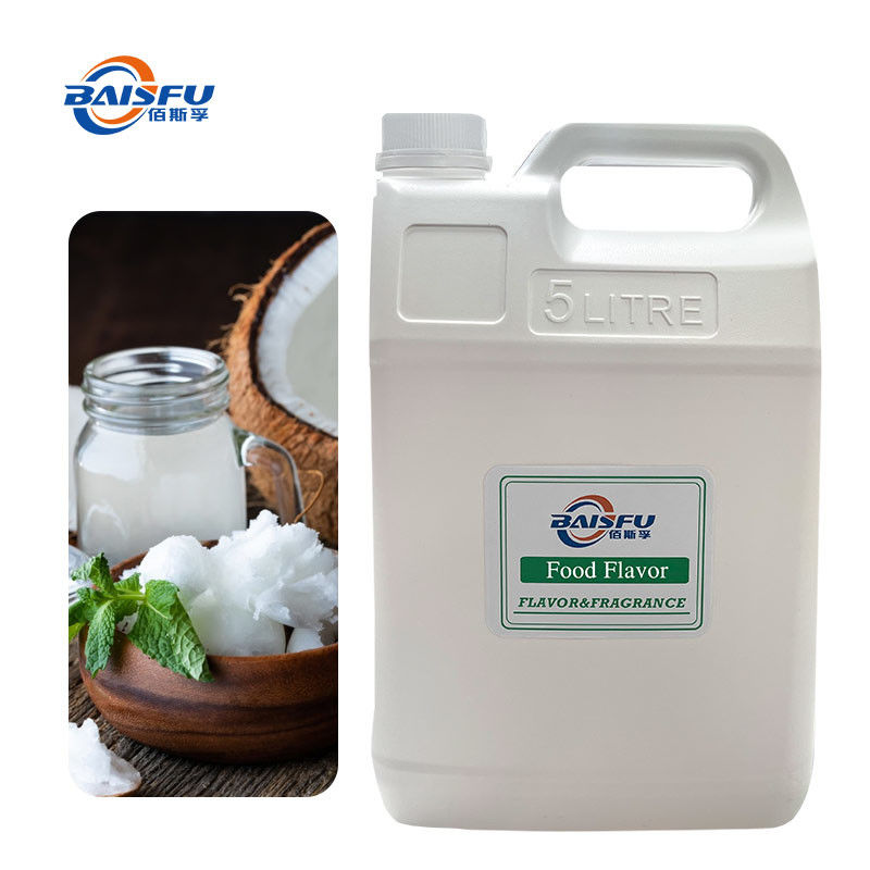 BAISIFU Natural Fruit Flavoring Coconut Oil Flavor 1L 99% Purity Shaanxi 2 Year Shelf Life Pure and Stable Coconut Aroma