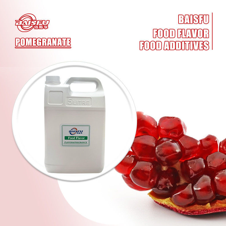 Food Grade Pomegranate Flavor Additive Baisfu with ISO9001 and ISO22000 Certificates