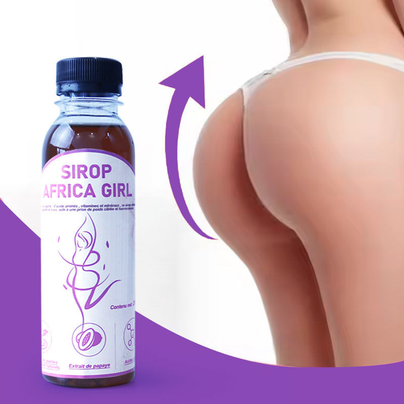 Private Label 200ml Brown Organic Syrup ODM Haccp Butt Chest Perfect Curve Booster For Adult Weight Gain And Curves
