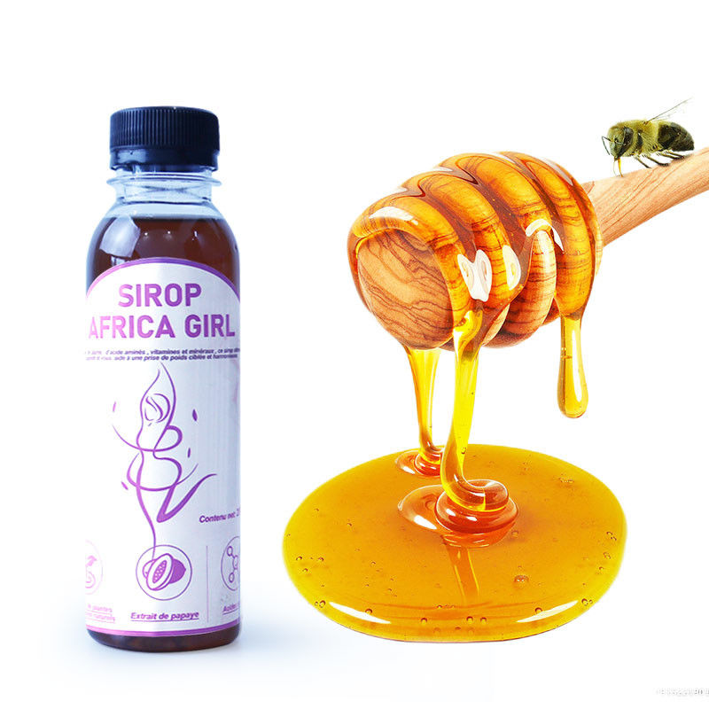 Private Label 200ml Brown Organic Syrup ODM Haccp Butt Chest Perfect Curve Booster For Adult Weight Gain And Curves