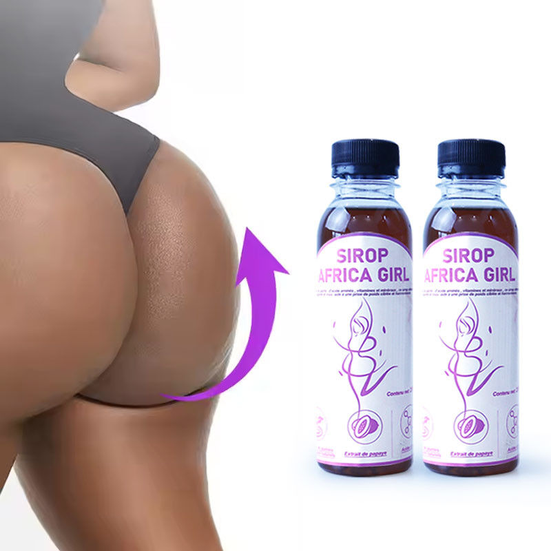 Private Label 200ml Brown Organic Syrup ODM Haccp Butt Chest Perfect Curve Booster For Adult Weight Gain And Curves