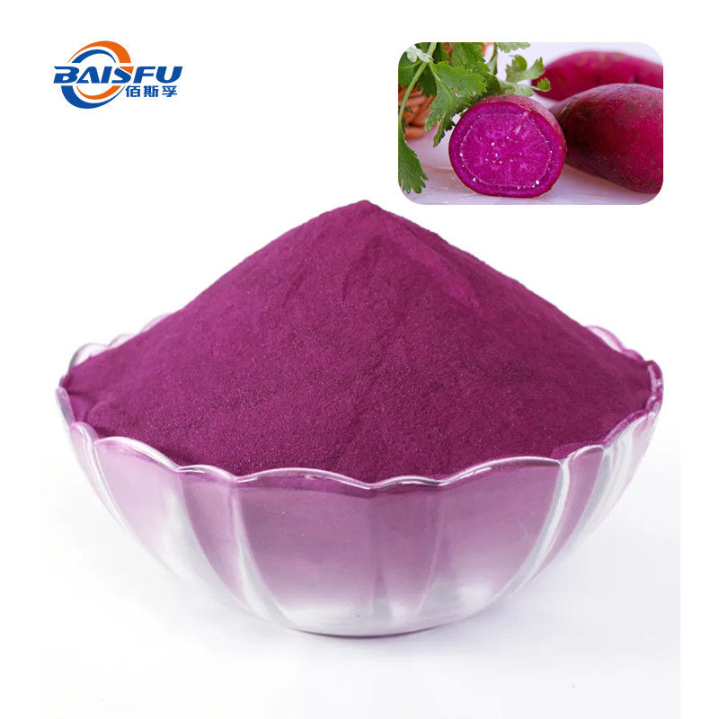 Food Grade Natural Purple Sweet Potato Color Powder High Anthocyanin Content for Beverages and Confectionery