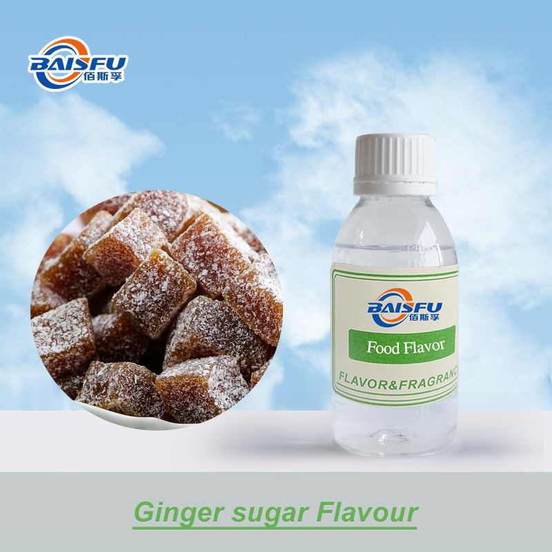 Natural Plant Extracts Roasted Ginger Sugar Flavor for Beverage Snack Food Colourless and Delicious