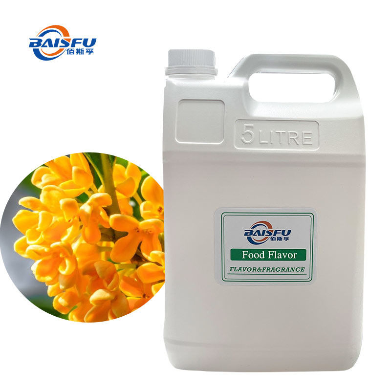 Natural Plant Fragrance Osmanthus Oil Flavored Baking Flavor For Desserts And Beverage Using Ethanol Solvent