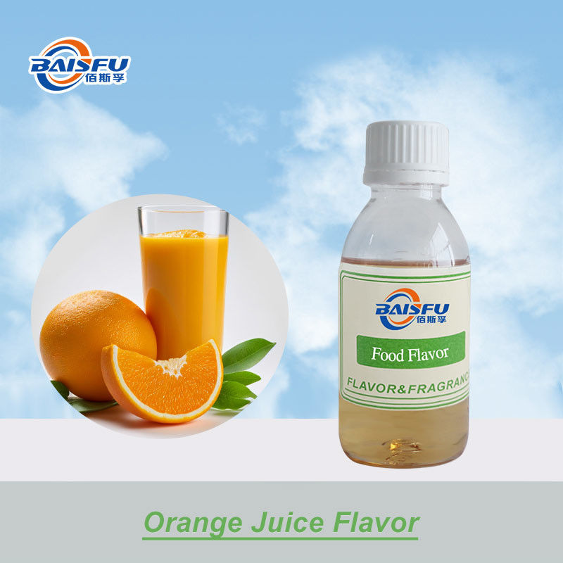 High Purity 100% Orange Juice Flavor for Beverage and Confectionery Natural Odor Sample Supply