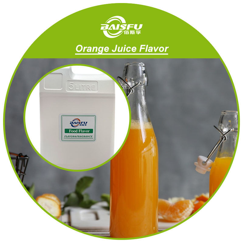 High Purity 100% Orange Juice Flavor for Beverage and Confectionery Natural Odor Sample Supply