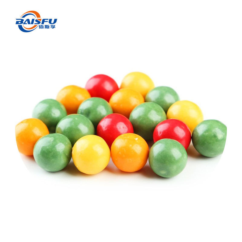 Natural Fruit Extract Green Apple Flavor Chewing Gum Solvent Ethanol Colourless