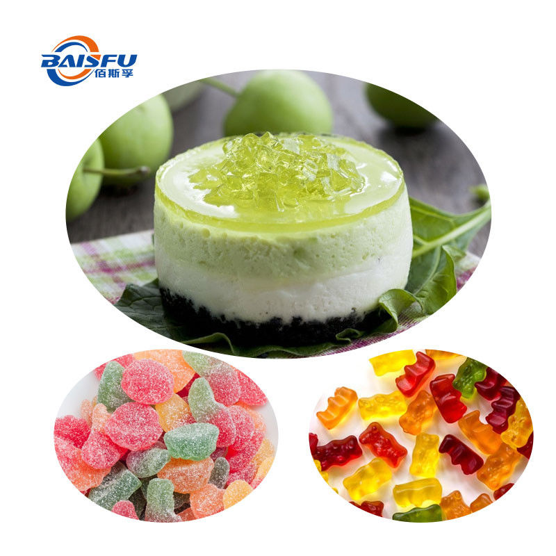 Natural Fruit Extract Green Apple Flavor Chewing Gum Solvent Ethanol Colourless