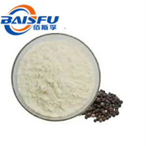 Baisfu White Crystal Powder High Purity Black Pepper Extract Piperine 98% CAS. No 94-62-2