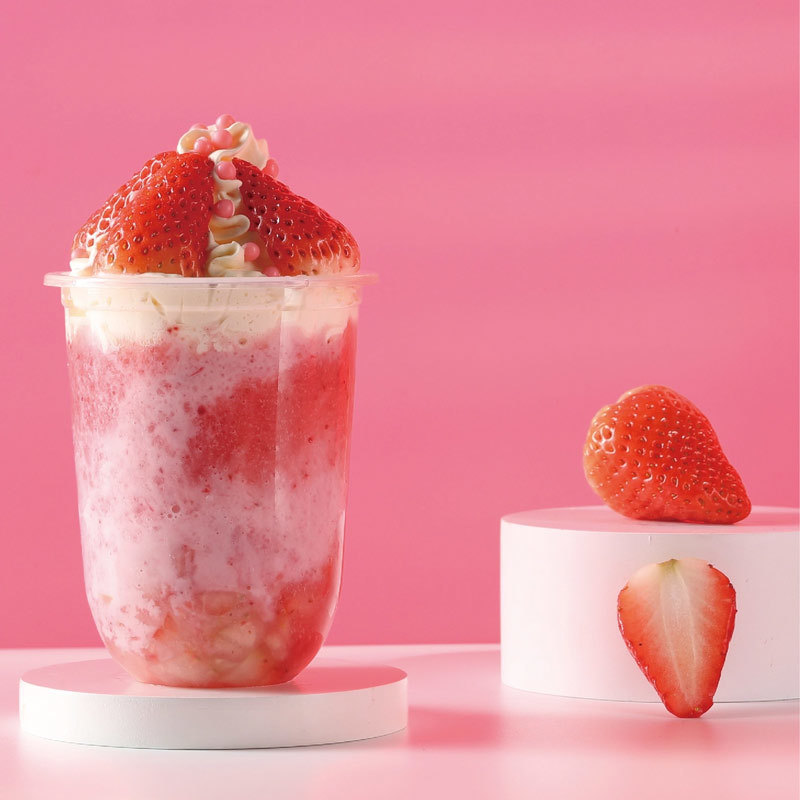 Baisfu Light Red Powder 100% Pure Natural Organic Strawberry Freeze Dried Powder Top Quality CAS No. 16957-70-3