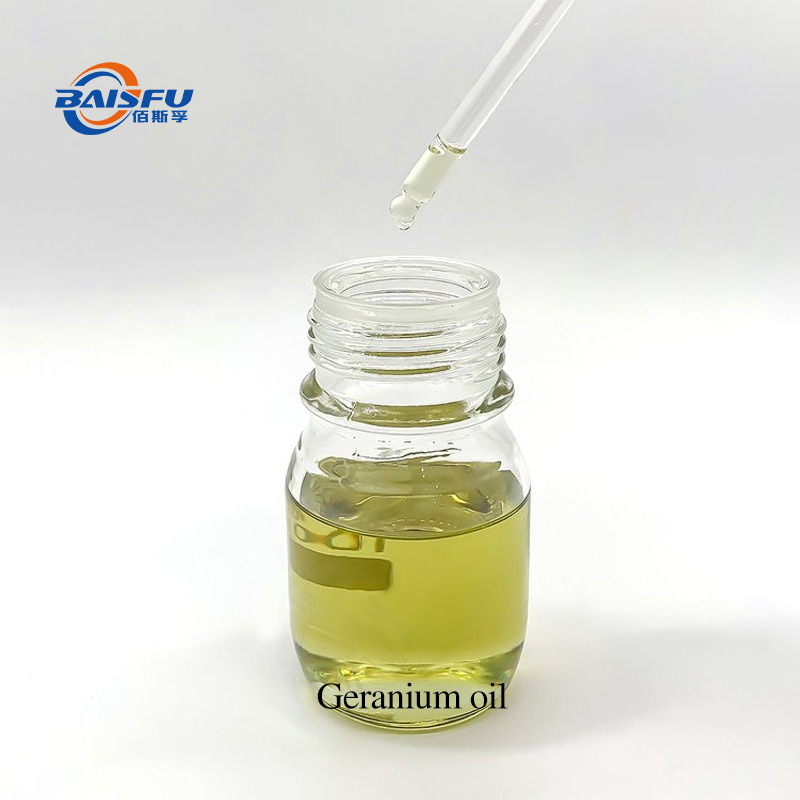 Geranium Oil CAS 8000-46-2 Pure Natural Steam Distilled Essential Oil for Aromatherapy Skincare