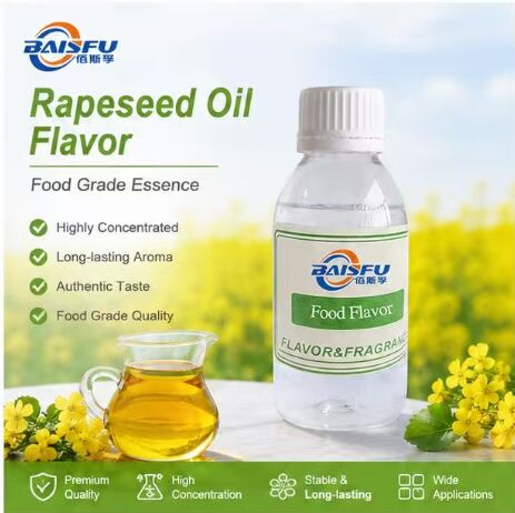 Rapeseed Oil Flavor Liquid Food Grade Rich Nutty Aroma Heat Resistant For Salad Dressing Mayonnaise Margarine Cooking Oil Compound Seasoning Hot Pot Barbecue Marinade Savory Sauce Industry