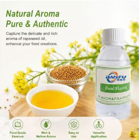 Rapeseed Oil Flavor Liquid Food Grade Rich Nutty Aroma Heat Resistant For Salad Dressing Mayonnaise Margarine Cooking Oil Compound Seasoning Hot Pot Barbecue Marinade Savory Sauce Industry