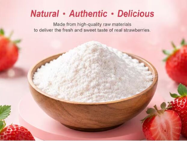 Strawberry Powder Flavor Food Grade Heat Resistant For Cake Mix Bread Mix Biscuit Mix Muffin Mix Pancake Mix Bakery Premix