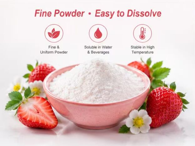 Strawberry Powder Flavor Food Grade Heat Resistant For Cake Mix Bread Mix Biscuit Mix Muffin Mix Pancake Mix Bakery Premix