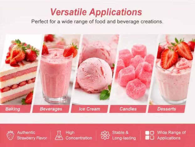 Strawberry Powder Flavor Food Grade Heat Resistant For Cake Mix Bread Mix Biscuit Mix Muffin Mix Pancake Mix Bakery Premix
