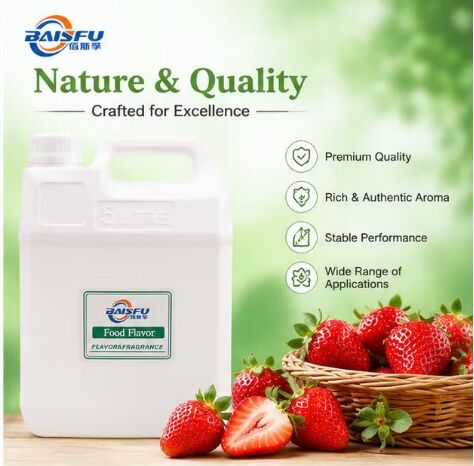 Strawberry Oil Flavor Oil Soluble Heat Stable For Dark Milk White Chocolate Coating Confectionery Candy Making