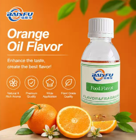 High Quality Orange Oil Flavor for Dark Milk White Chocolate Coating and Praline Filling