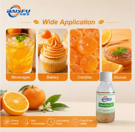 High Quality Orange Oil Flavor for Dark Milk White Chocolate Coating and Praline Filling