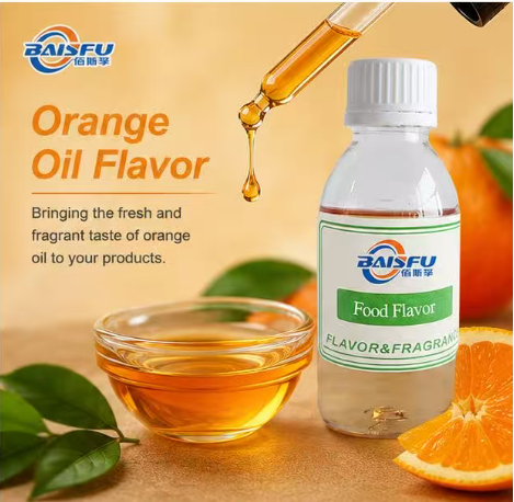 High Quality Orange Oil Flavor for Dark Milk White Chocolate Coating and Praline Filling