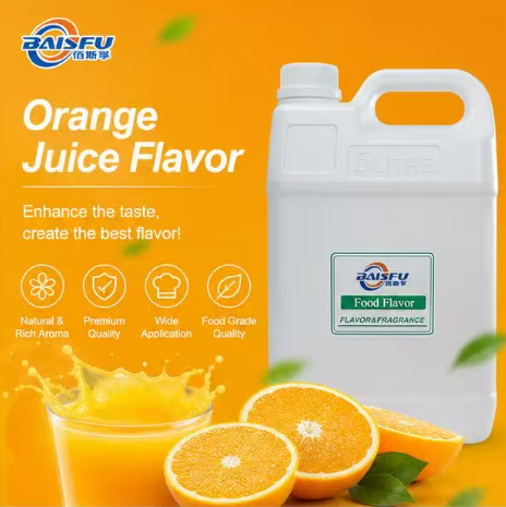 High Quality Natural Orange Juice Flavor for Carbonated Soft Drink Fruit Juice Flavored Water and Alcoholic Cocktail Manufacturing