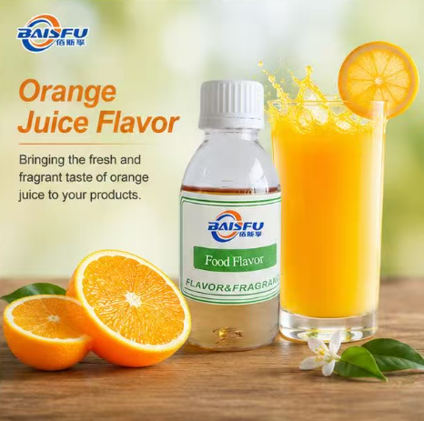 High Quality Natural Orange Juice Flavor for Carbonated Soft Drink Fruit Juice Flavored Water and Alcoholic Cocktail Manufacturing