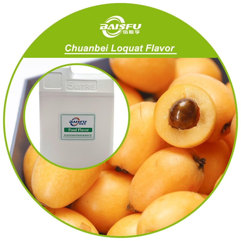 Natural Good Food Essence Flavours Chuanbei Loquat Flavor Ideal for Beverage Production and Food Industry Applications