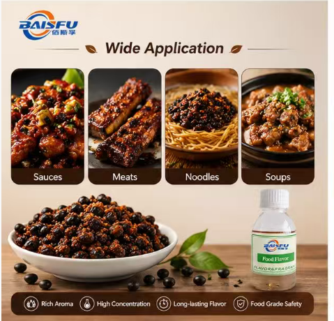 High Quality Concentrated Savory Black Bean Flavor for Black Bean Sauce Fermented Bean Paste and Savory Stir Fry Seasoning
