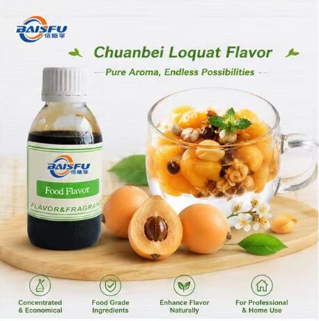 Authentic Natural Concentrated Chuanbei Loquat Flavor for Herbal Syrup Functional Health Drink Honey Loquat Soothing Beverage and Traditional Chinese Throat Care Product