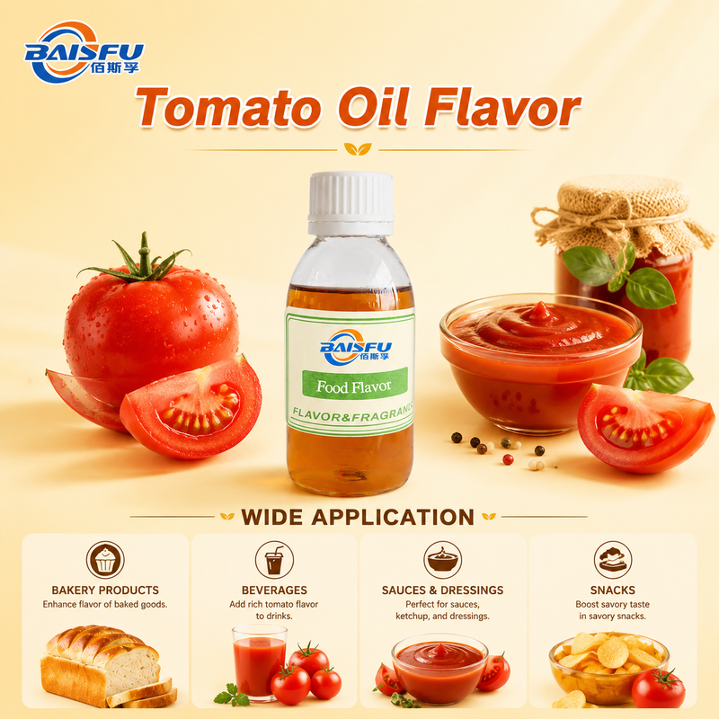 Food Grade Tomato Oil Flavor Ideal for Cooking Enhancing Taste and Aroma in Culinary Applications