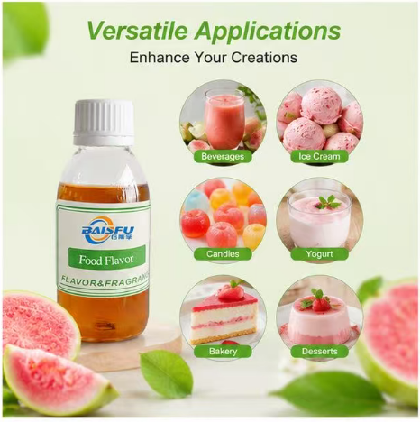 Superior Concentrated Natural Guava Flavor for Ice Cream Sorbet Frozen Yogurt Tropical Fruit Popsicle Dairy Free Sorbet and Rainbow Popsicle