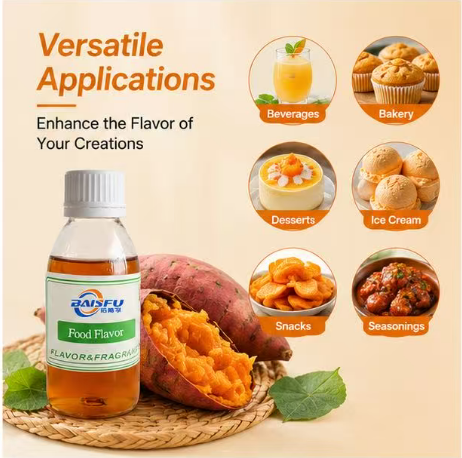 Premium High Quality Sweet Potato Flavor for Roasted Sweet Potato Cake Bread Muffin Pie Filling and Soft Sweet Bun