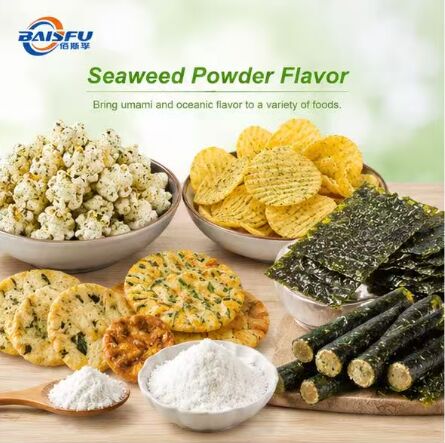 High Quality Seaweed Powder Flavor for Extruded Snack Seasoning Potato Chip Coating and Popcorn Dusting