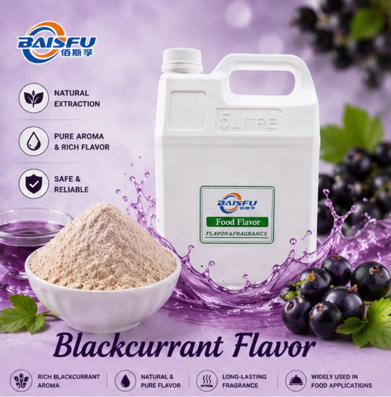 Natural Food Grade Blackcurrant Flavor Profiles in Bakery and Food Production Applications