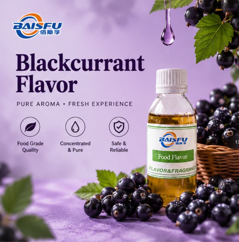 Natural Food Grade Blackcurrant Flavor Profiles in Bakery and Food Production Applications