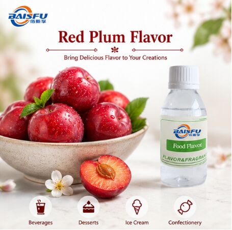 Natural Red Plum Flavor for Plum Sorbet Ice Cream Frozen Yogurt and Popsicle