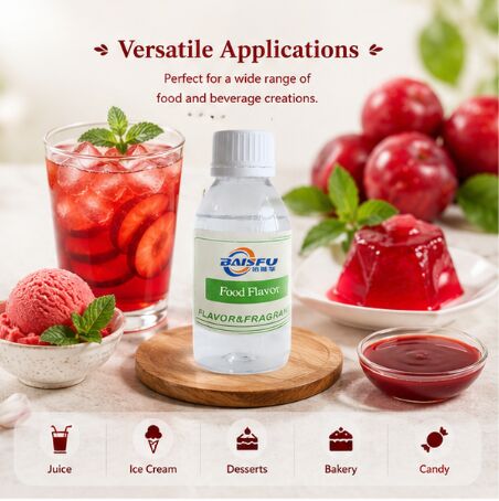 Natural Red Plum Flavor for Plum Sorbet Ice Cream Frozen Yogurt and Popsicle