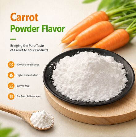 Natural Carrot Powder Flavor for Instant Soup Mix Creamy Carrot Broth and Vegetable Bouillon Powder