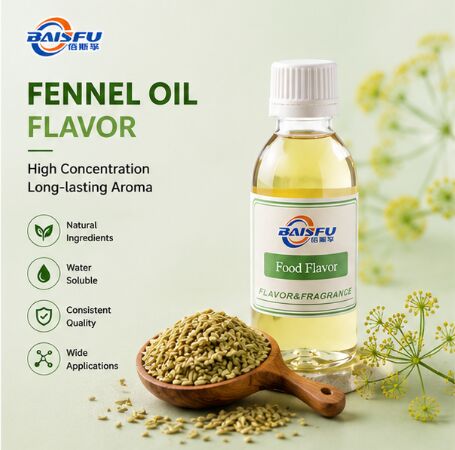 Premium Fennel Oil Flavor for Sausage Meatball Patty and Plant Based Meat Seasoning