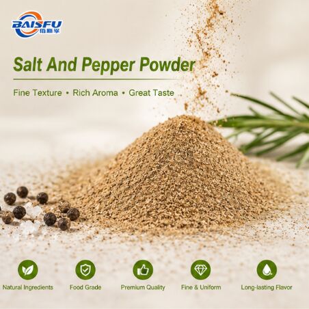 Premium Salt And Pepper Powder Flavor for Fried Snack Coating French Fries Seasoning and Potato Wedges