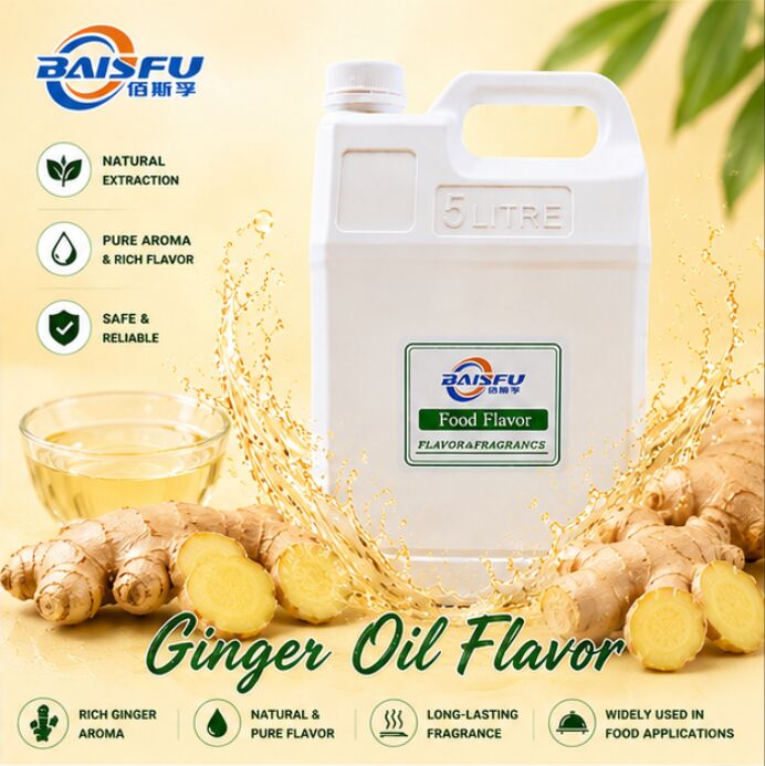 Natural Salty Ginger Oil Flavor Designed to Improve Taste Profiles in Various Food