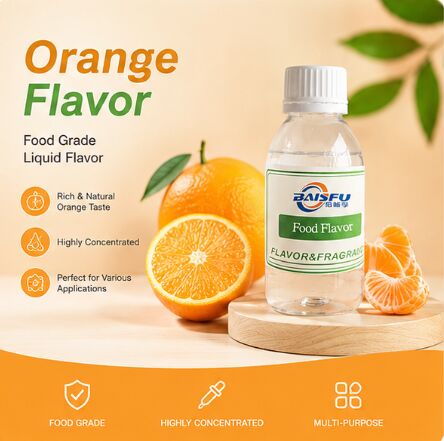 Concentrated Orange Flavor for Hard Candy Gummy Chew and Fruity Confectionery