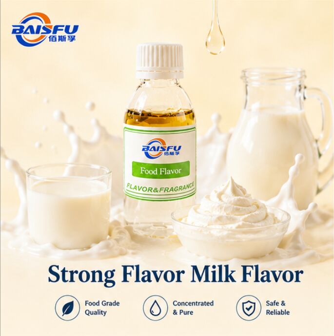 High quality Food Grade Strong Flavor Milk Flavor for Baking Offering Stability And Intensity for Bakery Products