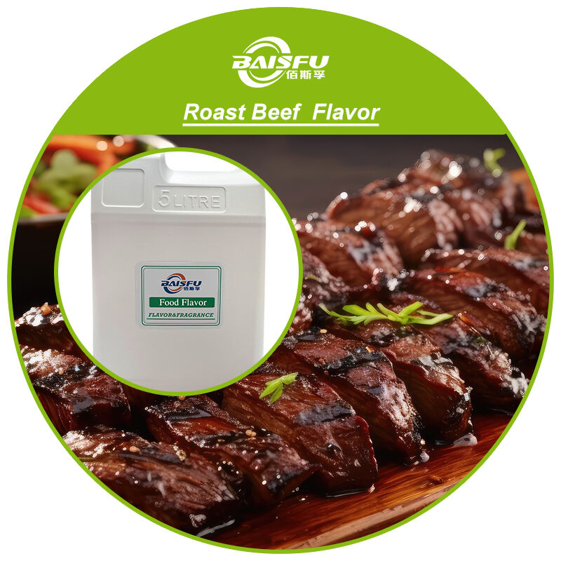  BAISFU Natural Roast Beef Flavor Food Grade Essence High Concentration Savory Aroma for Snacks Seasoning Instant Food