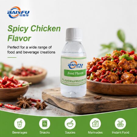 Natural Heat Stable Spicy Chicken Flavor for Sausage Meatball Burger Patty and Plant Based Chicken Substitute